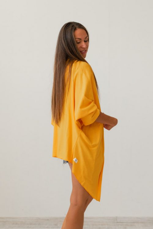 Kimono žlté púštny kvet dámske | Laskka